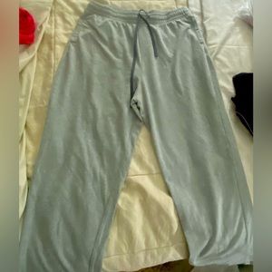 lounging sweats. light material